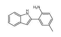 2-(2-amino-5-methylphenyl)-1H-indole结构式
