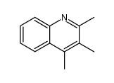 2,3,4-trimethylquinoline Structure