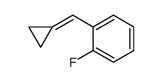 Benzene, 1-(cyclopropylidenemethyl)-2-fluoro- (9CI) structure