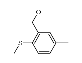 5-methyl-2-methylsulfanyl-benzyl alcohol Structure