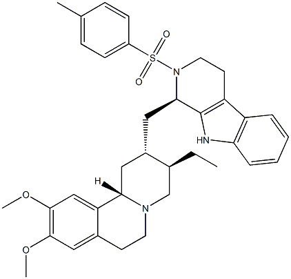 10,11-Dimethoxy-2'-[(4-methylphenyl)sulfonyl]tubulosan结构式