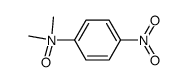 p-nitro-N,N-dimethylaniline-N-oxide Structure