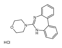 4-(7H-benzo[d][1,3]benzodiazepin-6-yl)morpholin-4-ium,chloride结构式