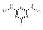 1,3,5-Triazine-2,4-diamine,6-chloro-N2,N4-dimethyl-结构式