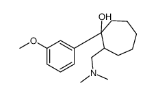 2-[(dimethylamino)methyl]-1-(3-methoxyphenyl)cycloheptan-1-ol structure