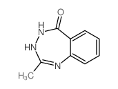 5H-1,3,4-Benzotriazepin-5-one,3,4-dihydro-2-methyl-结构式