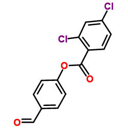 4-Formylphenyl 2,4-dichlorobenzoate结构式