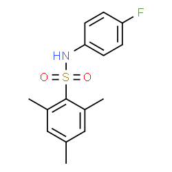 N-(4-Fluorophenyl)-2,4,6-trimethylbenzenesulfonamide结构式