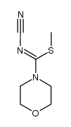 S-methyl-N''-cyano-N'-(1-cycloethoxyethyl)carbamimidothioate结构式