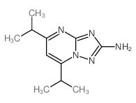 2,4-dipropan-2-yl-1,5,7,9-tetrazabicyclo[4.3.0]nona-2,4,6,8-tetraen-8-amine structure
