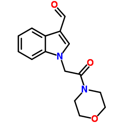 1-(2-MORPHOLIN-4-YL-2-OXO-ETHYL)-1H-INDOLE-3-CARBALDEHYDE Structure