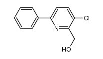 3-chloro-6-phenyl-2-pyridylmethanol结构式