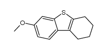 7-methoxy-1,2,3,4-tetrahydro-dibenzothiophene Structure