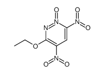 3-ethoxy-4,6-dinitro-pyridazine 1-oxide Structure