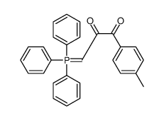 1-(4-methylphenyl)-3-(triphenyl-λ5-phosphanylidene)propane-1,2-dione结构式