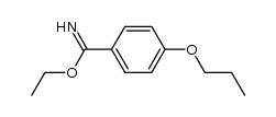 propoxy-4 benzimidate d'ethyle Structure