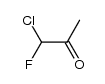 1-Chlor-1-fluor-2-propanon结构式