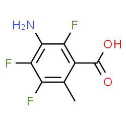 Benzoic acid, 3-amino-2,4,5-trifluoro-6-methyl- (9CI)结构式