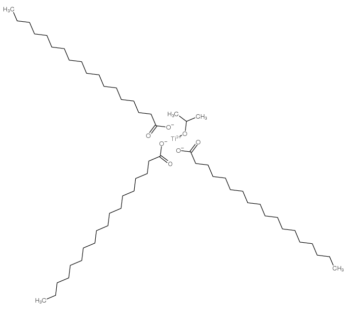 (propan-2-olato)(stearate-O)titanium structure