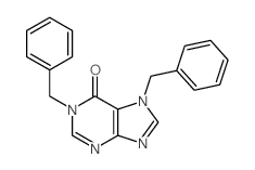 1,7-dibenzylpurin-6-one structure