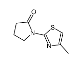 1-(4-methylthiazol-2-yl)pyrrolidin-2-one Structure