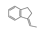 (E)-1-ethylidene-2,3-dihydro-1H-indene结构式