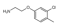 2-(3-Chloro-4-methylphenoxy)ethan-1-amine Structure