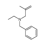 N-benzyl-N-ethyl-2-methylprop-2-en-1-amine结构式