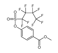 methyl 4-(1,1,2,2,3,3,4,4,4-nonafluorobutylsulfonyloxy)benzoate Structure