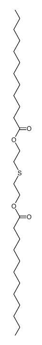 bis-(2-lauroyloxy-ethyl)-sulfide结构式