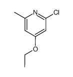 2-chloro-4-ethoxy-6-methyl-pyridine Structure