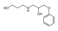 1-(3-hydroxypropylamino)-3-phenoxypropan-2-ol Structure
