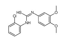 1-(2-chlorophenyl)-3-(3,4-dimethoxyphenyl)thiourea Structure