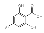 2,6-dihydroxy-4-methylbenzoic acid picture