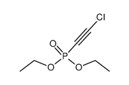 chloroethynyl-phosphonic acid diethyl ester Structure