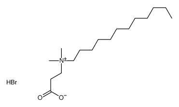 2-carboxyethyl-dodecyl-dimethylazanium,bromide Structure