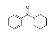 1-(PHENYLSULFINYL)PIPERIDINE Structure