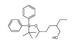 5-[tert-butyl(diphenyl)silyl]oxy-2-ethylhexan-1-ol Structure