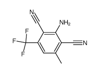 2,6-dicyano-3-trifluoromethyl-5-methylaniline Structure