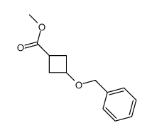 Methyl 3-(benzyloxy)cyclobutanecarboxylate结构式