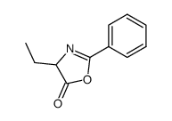 rac-4-ethyl-2-phenyloxazol-5(4H)-one Structure