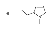 1-ethyl-2-methyl-1,3-dihydropyrazol-1-ium,iodide结构式