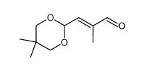 (E)-3-(5,5-Dimethyl-[1,3]dioxan-2-yl)-2-methyl-propenal结构式