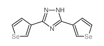 1H-1,2,4-Triazole,3,5-diselenophene-3-yl- Structure