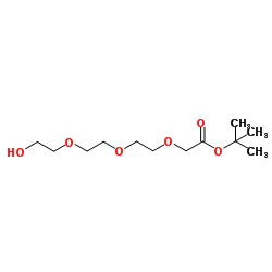 Hydroxy-PEG3-CH2-Boc结构式