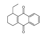 1-ethyl-1,2,3,4-tetrahydroanthracene-9,10-dione Structure