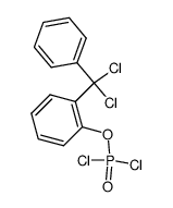 o-(α,α-dichlorobenzyl)phenyl phosphochloridate结构式