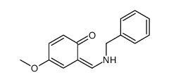 6-[(benzylamino)methylidene]-4-methoxycyclohexa-2,4-dien-1-one Structure