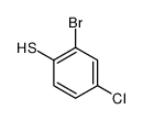2-溴-4-氯苯硫醇结构式