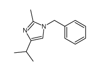 1-benzyl-2-methyl-4-propan-2-ylimidazole结构式